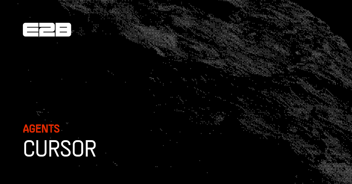 E2B Docs — Run Cursor Self-Hosted Machines in isolated E2B sandboxes.